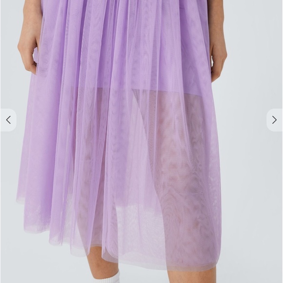 Halara – Lace-up Back Dress with Mesh/Tulle Skirt (Orchid Bloom), Size XL. NWT. - Picture 5 of 11